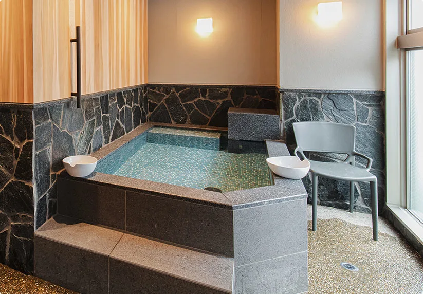 Hotel Arthur KITAHAMA BASE一丁目溫泉桑拿旁冷水浴
