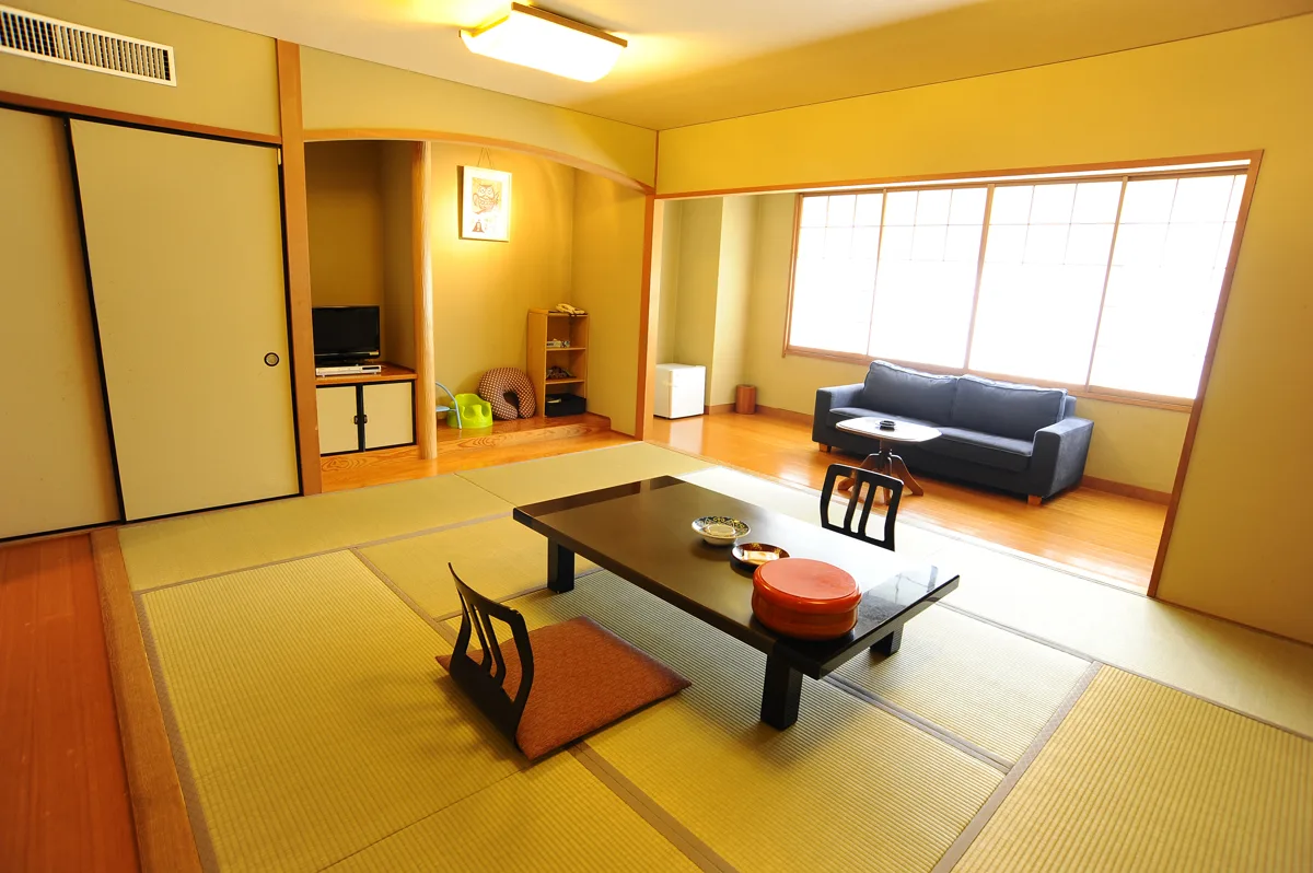 福善旅館（旅館ふくぜん） Welcome Baby Room，10畳加4.5畳小房配置