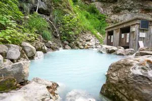 燕溫泉「群馬縣・中之条町・四萬溫泉・新湯地區溫泉設施(河原の湯)」OPEN(のお)知(らせ) - myokotourism.jp