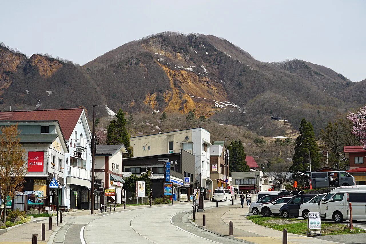 山形縣山形市的藏王溫泉街景