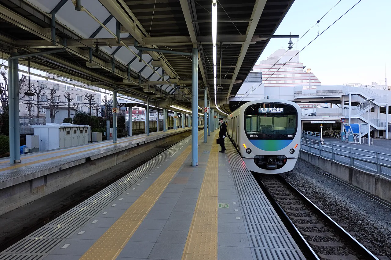 本川越站站內景象,前往KASHIBA接駁或轉乘前往小(さな)旅巴士時可使用的川越交通節點