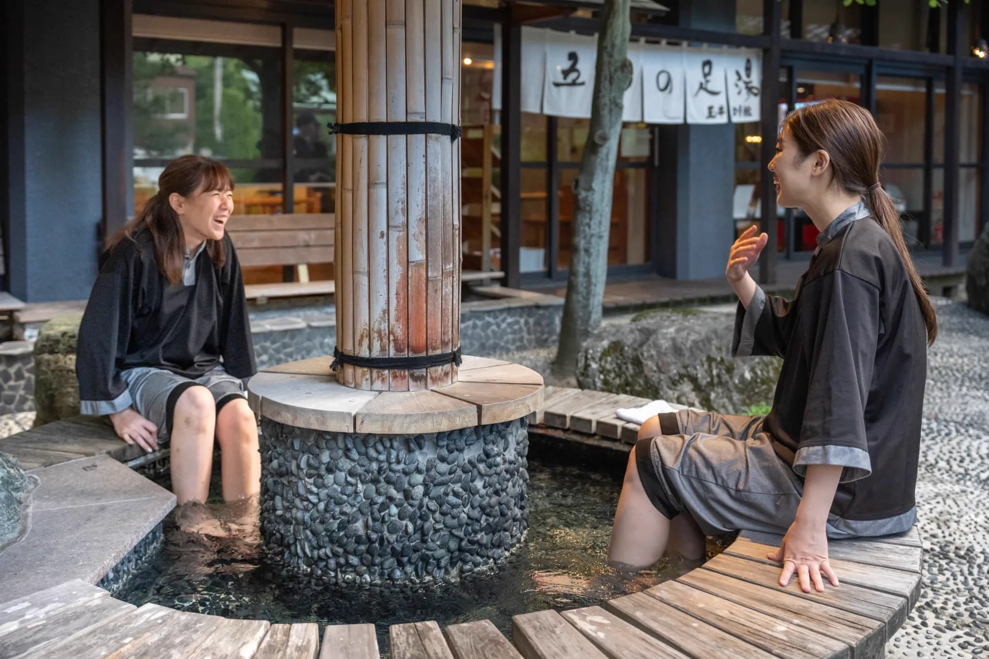 RYOKAN OQOQ值得住嗎？公共大浴場（大浴場，供多名住客共同使用）循環、3個掛流足湯與本館舊館怎麼選